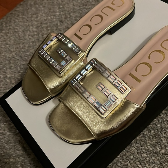 Gucci sandals. 35 1/2 - Picture 4 of 9
